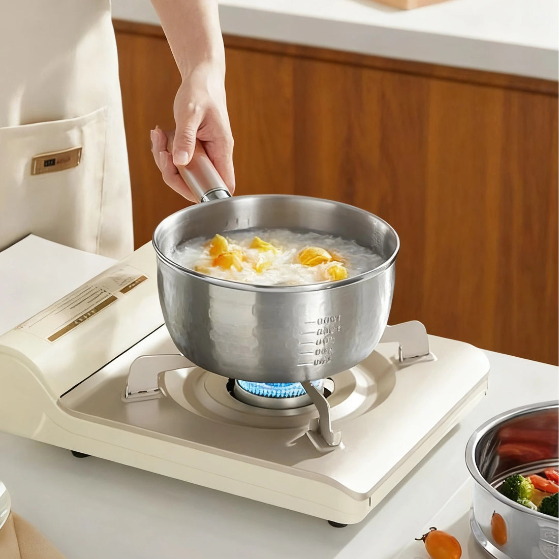 16cm 430 Stainless Steel Yukihira Saucepan