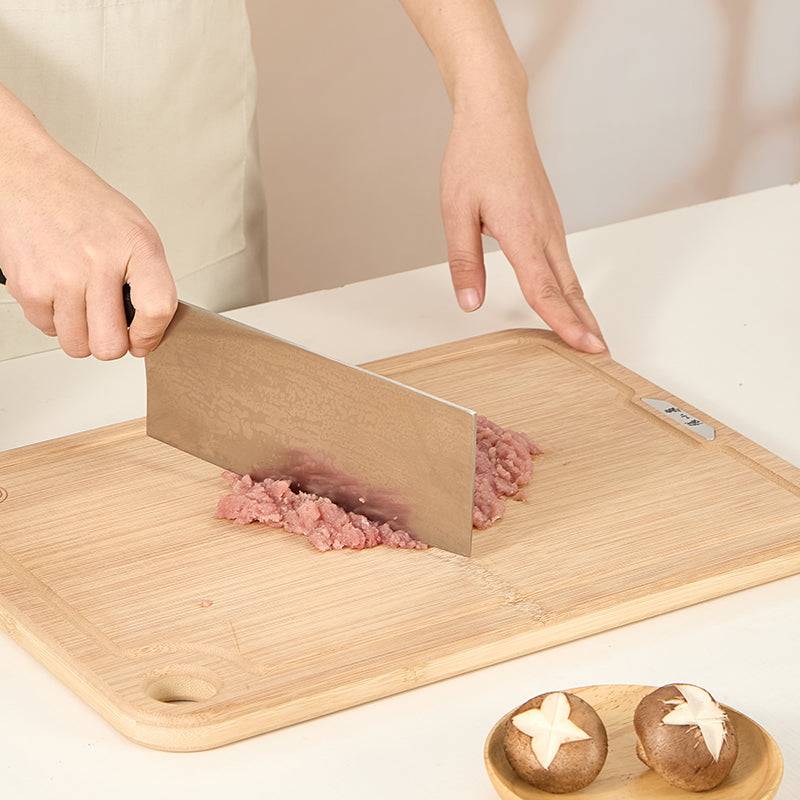 整竹砧板(40x28厘米)- 天然耐用的厨房必备品