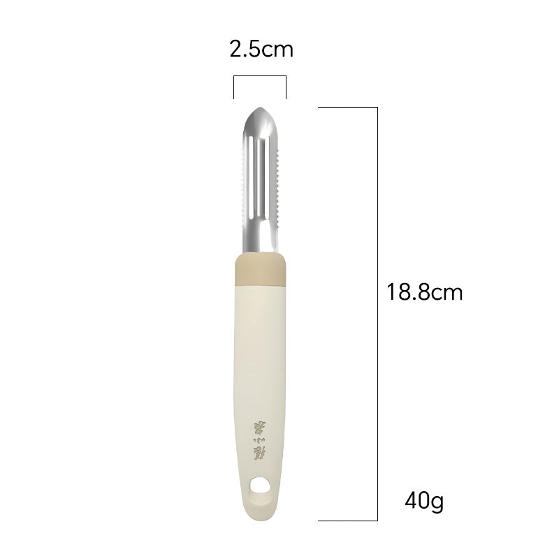 Dimensions of the Fish Scale Scraper - 188mm 30Cr13 Steel | Zhang Xiaoquan AU with 2.5cm width and 40g weight, ideal for kitchen use.