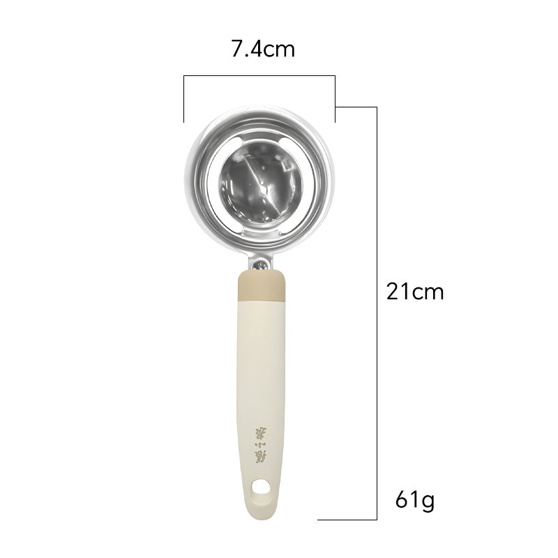 Egg Separator - 210mm 430 Steel | Zhang Xiaoquan AU with size dimensions 21cm x 7.4cm and 61g weight, ideal for home kitchen use.