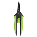 160mm SK5 Steel Pruning Shears with green ergonomic handle and black Teflon-coated blades, ideal for precise garden trimming.