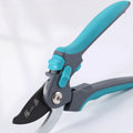 Side view of SK5 pruning shears showcasing sharp stainless steel blade.