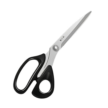 30Cr13 steel BBQ shears with ergonomic black handle, 260mm length.