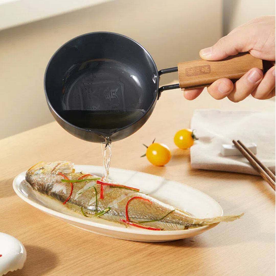 12CM 泼天富贵本真泼油锅调料锅