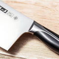 Ergonomic handle of the 50Cr15MoV steel bone chopper.