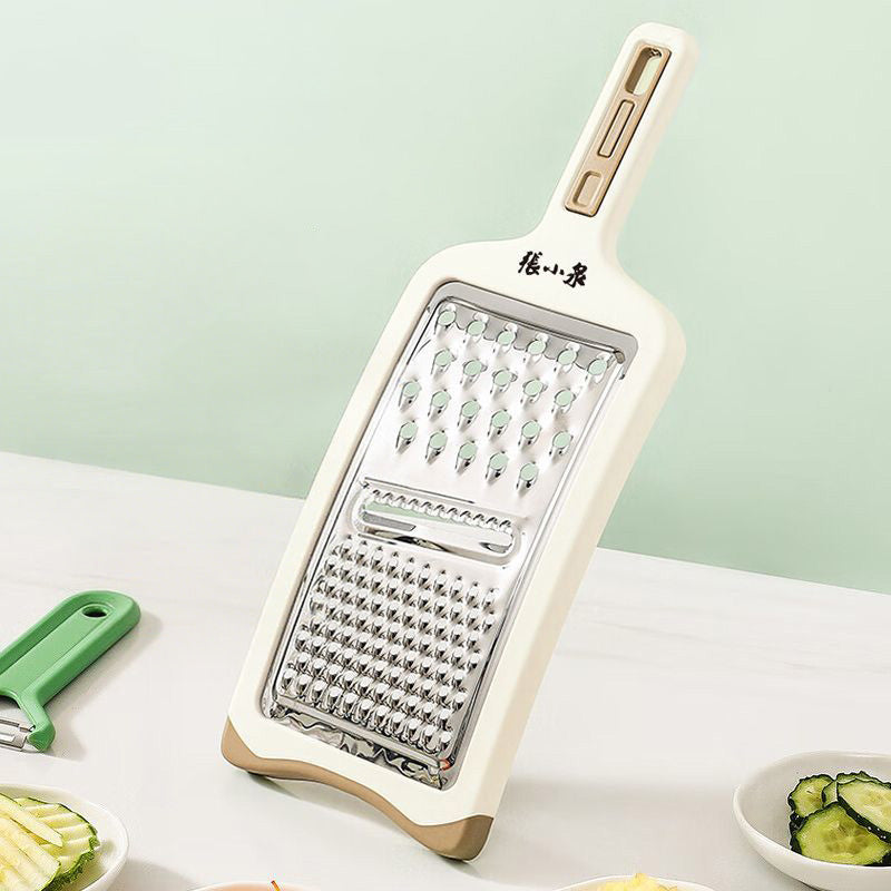 358mm 430 Stainless Steel 3-in-1 Multi-Function Grater