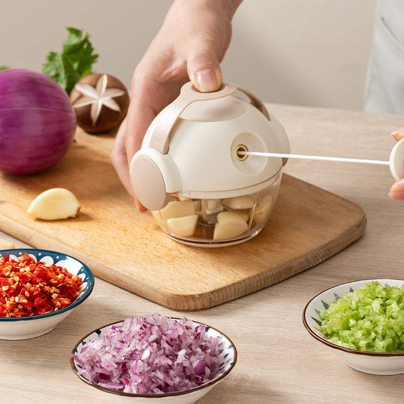 Manual Food Processor (Headphone Style)