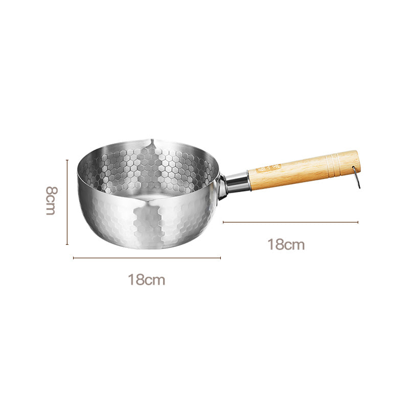 坂*鉾様 ヘビーゲージ　スターリポウズバングル Coating-Free 16cm Saucepan - Wood Handle | Zhang Xiaoquan AU