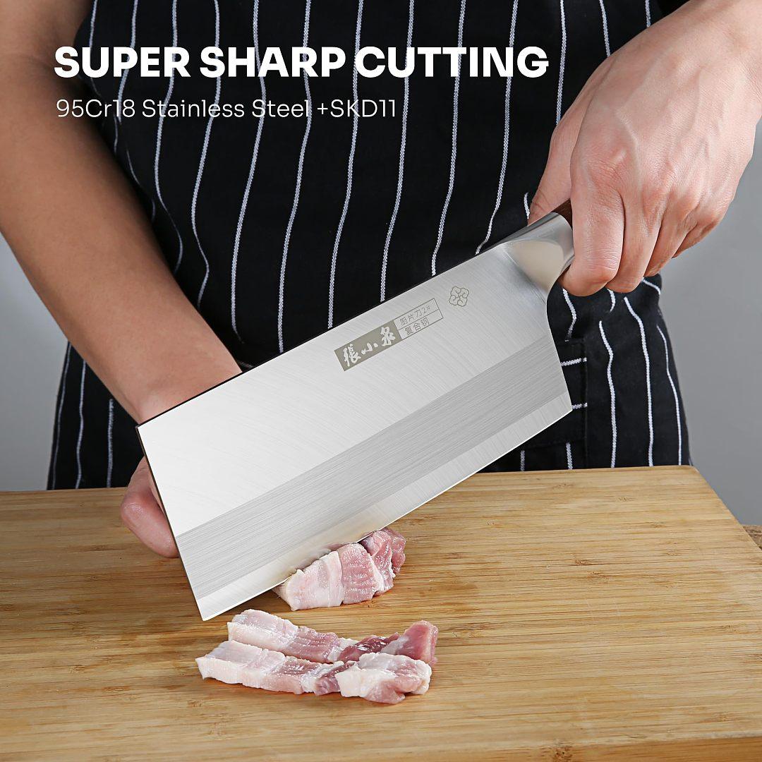 95Cr18MoV Core 205mm Chinese Cleaver, Slicer - My Store